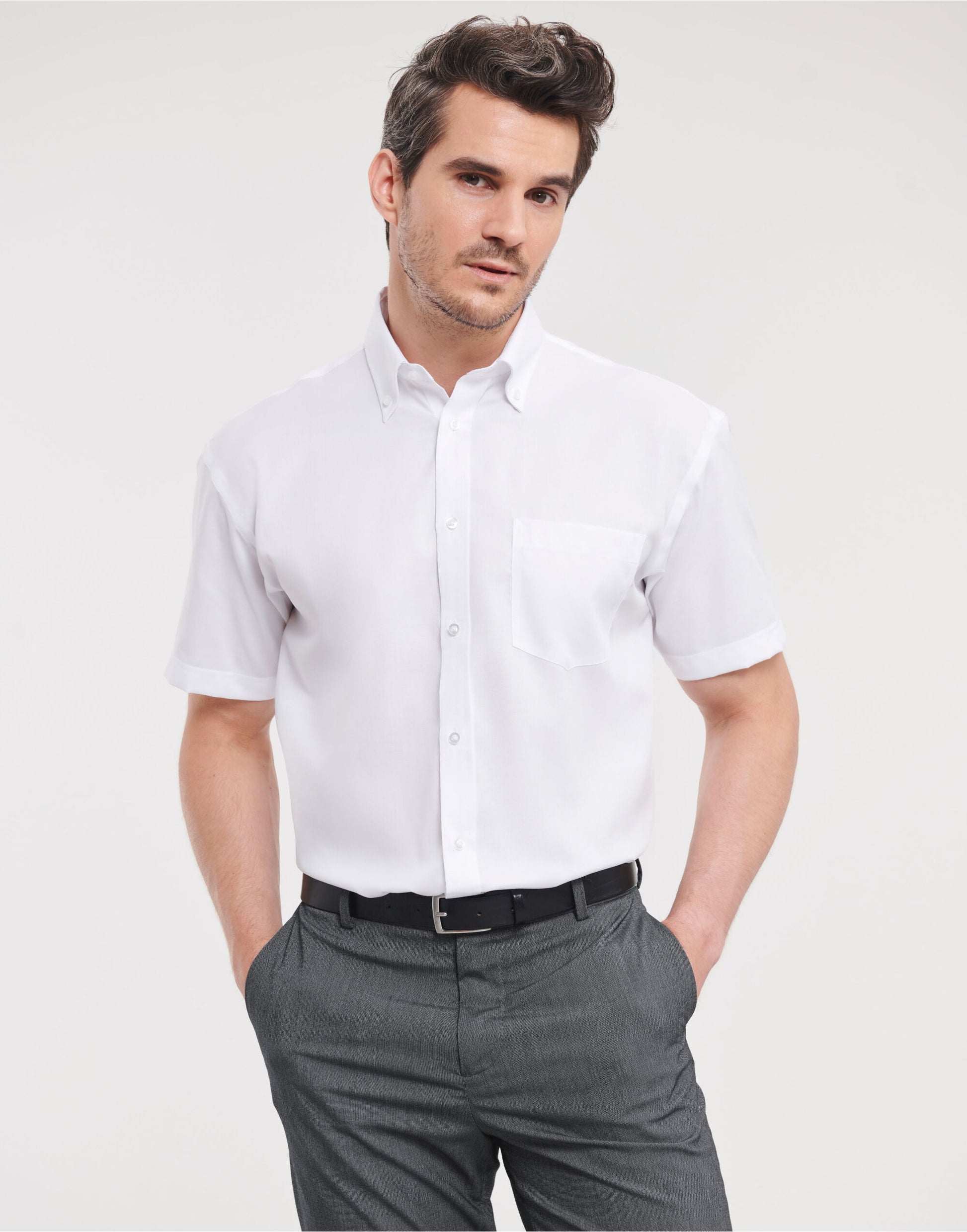 Men's Short Sleeve Classic Ultimate Non-Iron Shirt - White