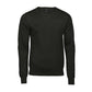 Men's Crew Neck Knitted Sweater - Pine