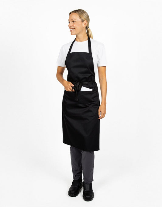 Bib Pocket Apron - Black