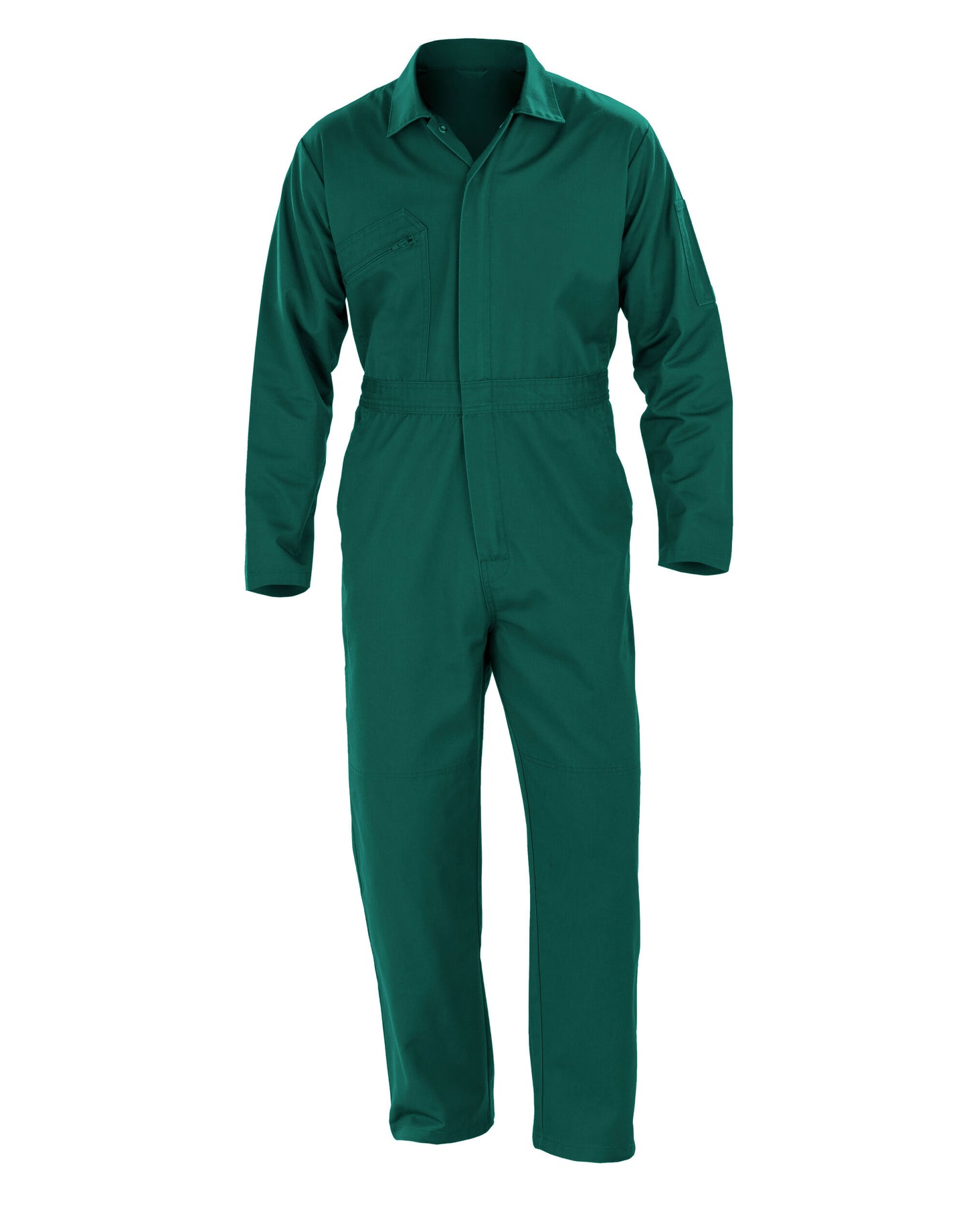 Action Overall with zip front - Bottle Green