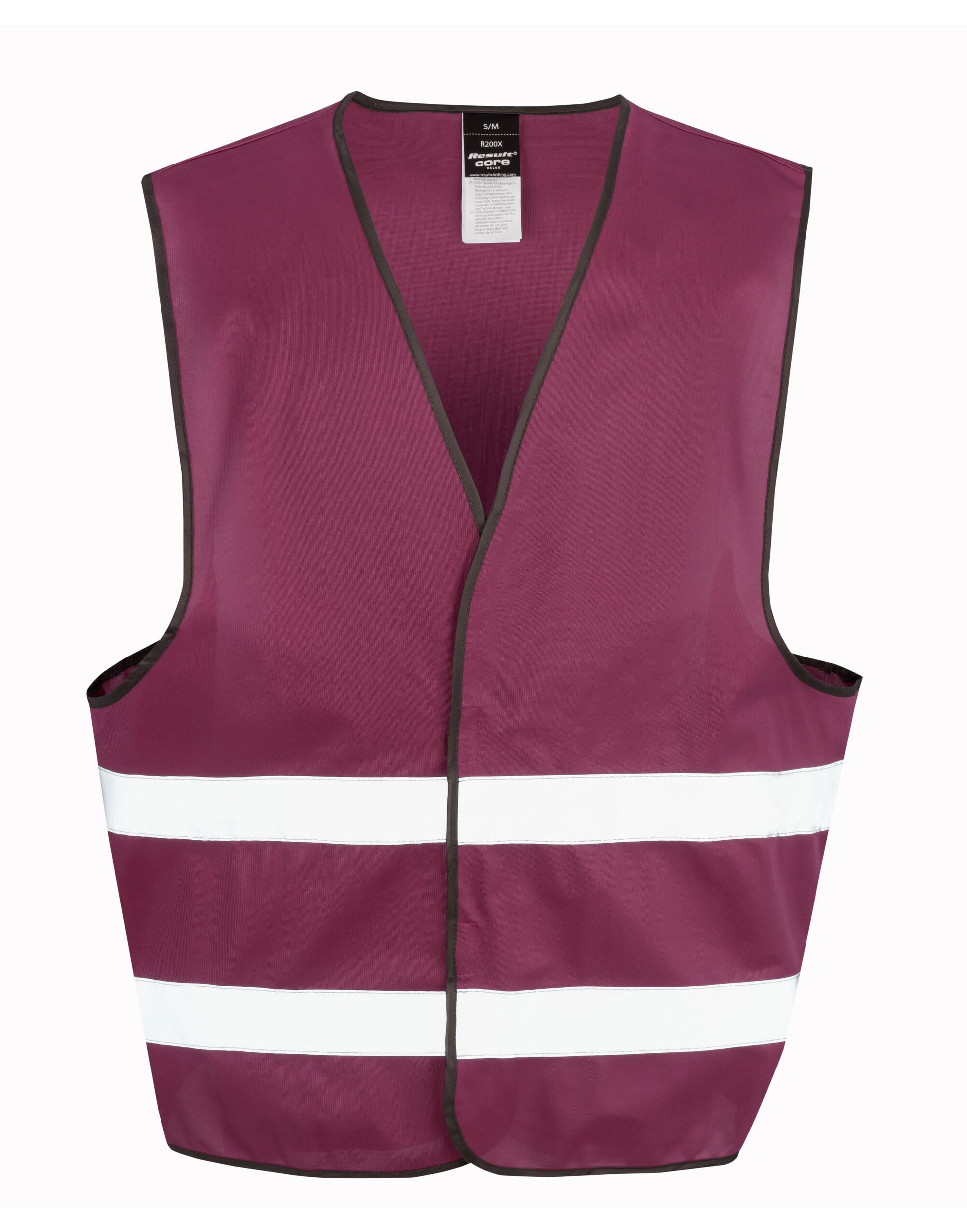 Enhance Visibility Vest - Burgundy