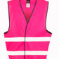 Enhance Visibility Vest - Fluorescent Pink