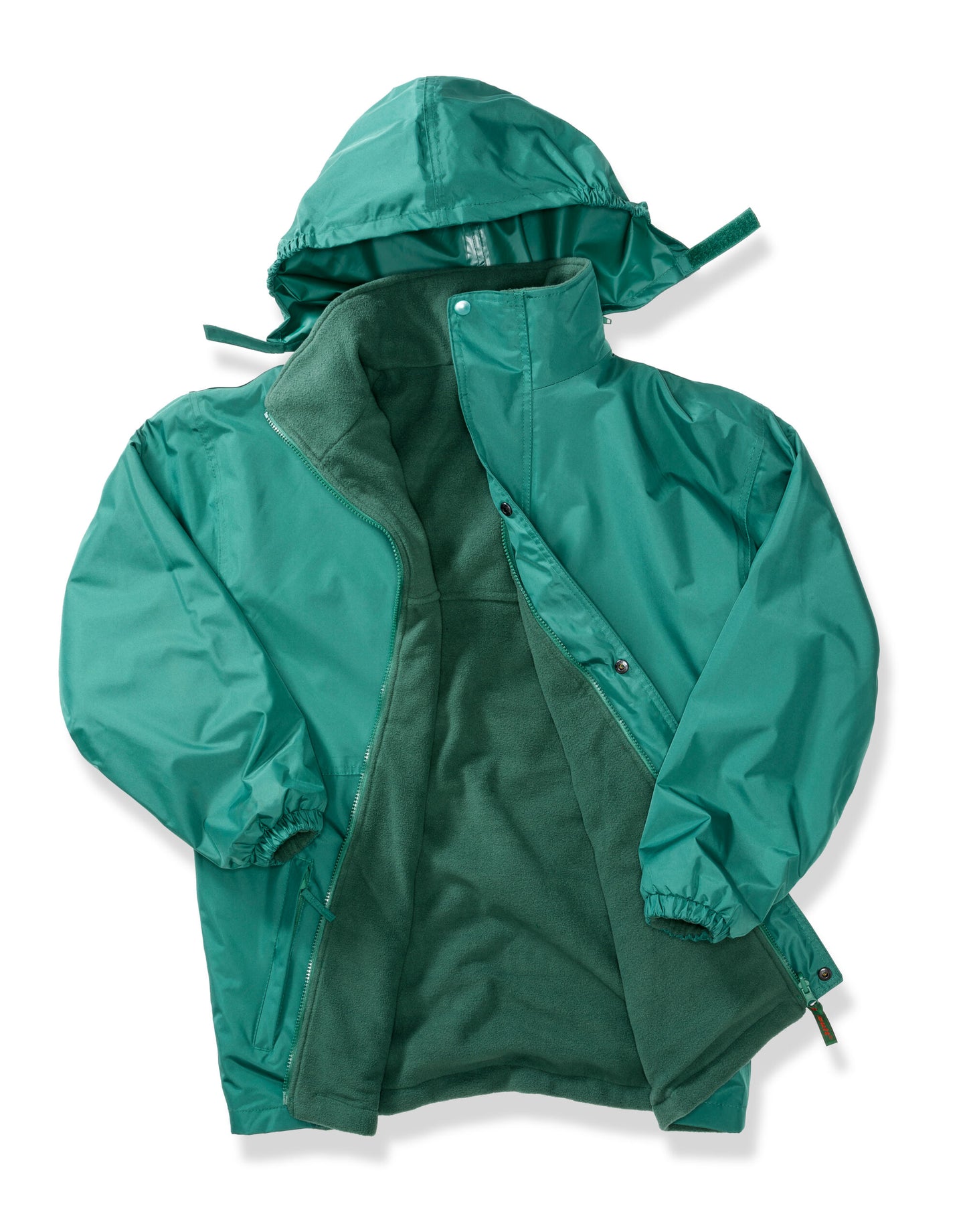 Recycled Fleece Lined Stormdri 4000 Jacket - Bottle Green/Bottle Green