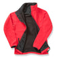 Men's Printable Softshell Jacket with Recycled Inner Fleece - Red/Black