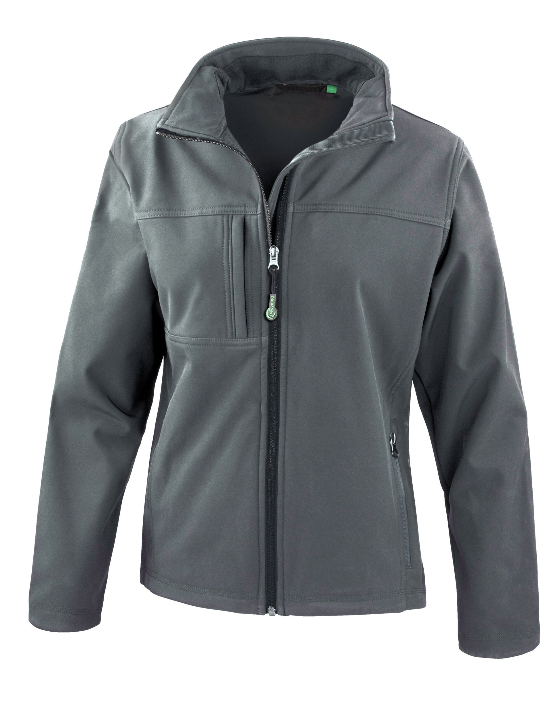 Women's Recycled 3-Layer Classic Softshell Jacket - Grey