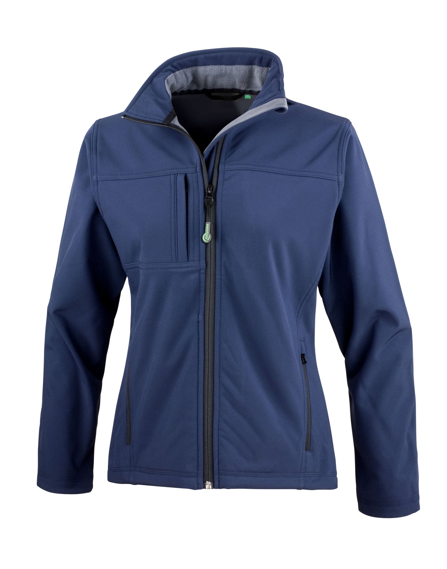 Women's Recycled 3-Layer Classic Softshell Jacket - Navy