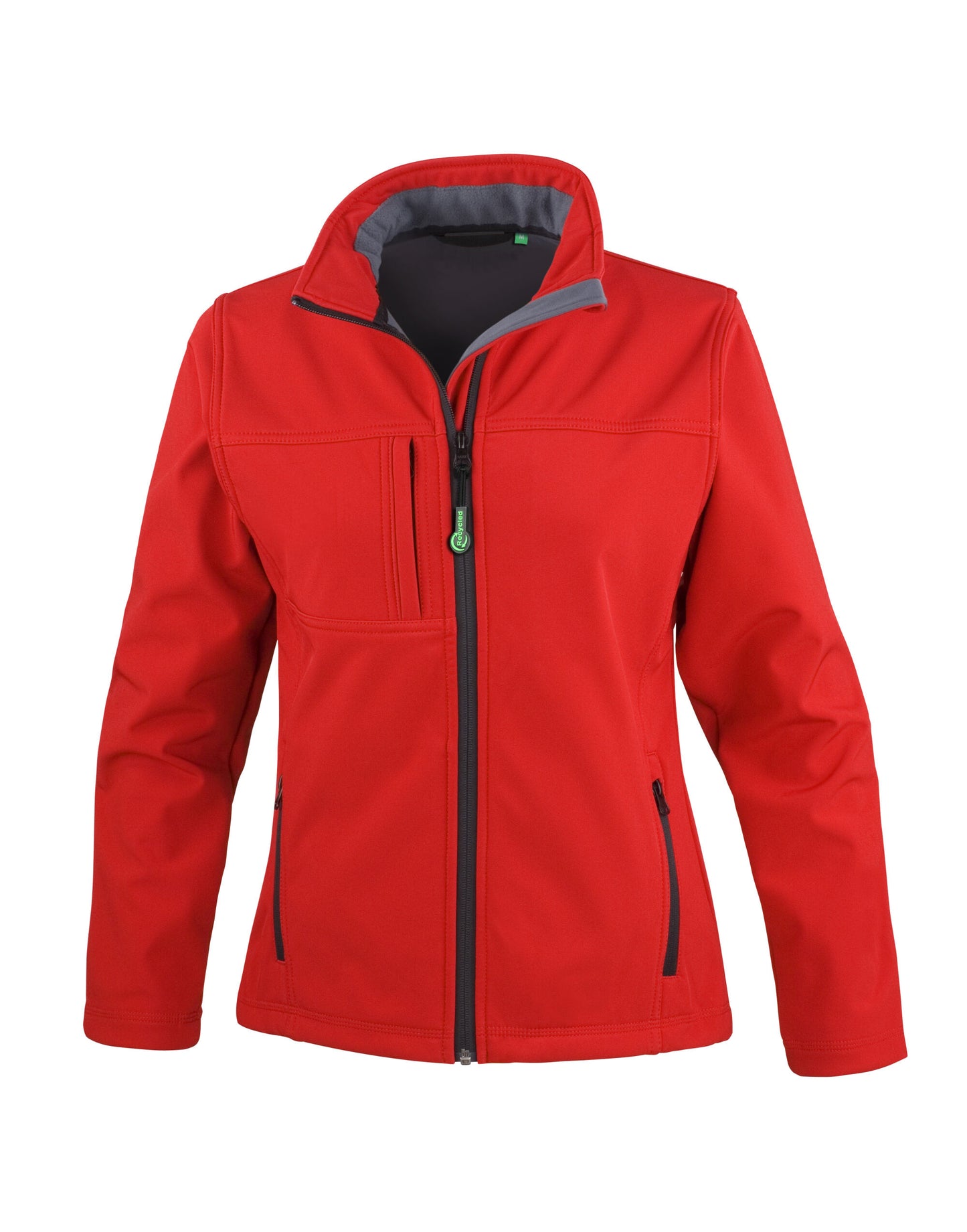 Women's Recycled 3-Layer Classic Softshell Jacket - Red