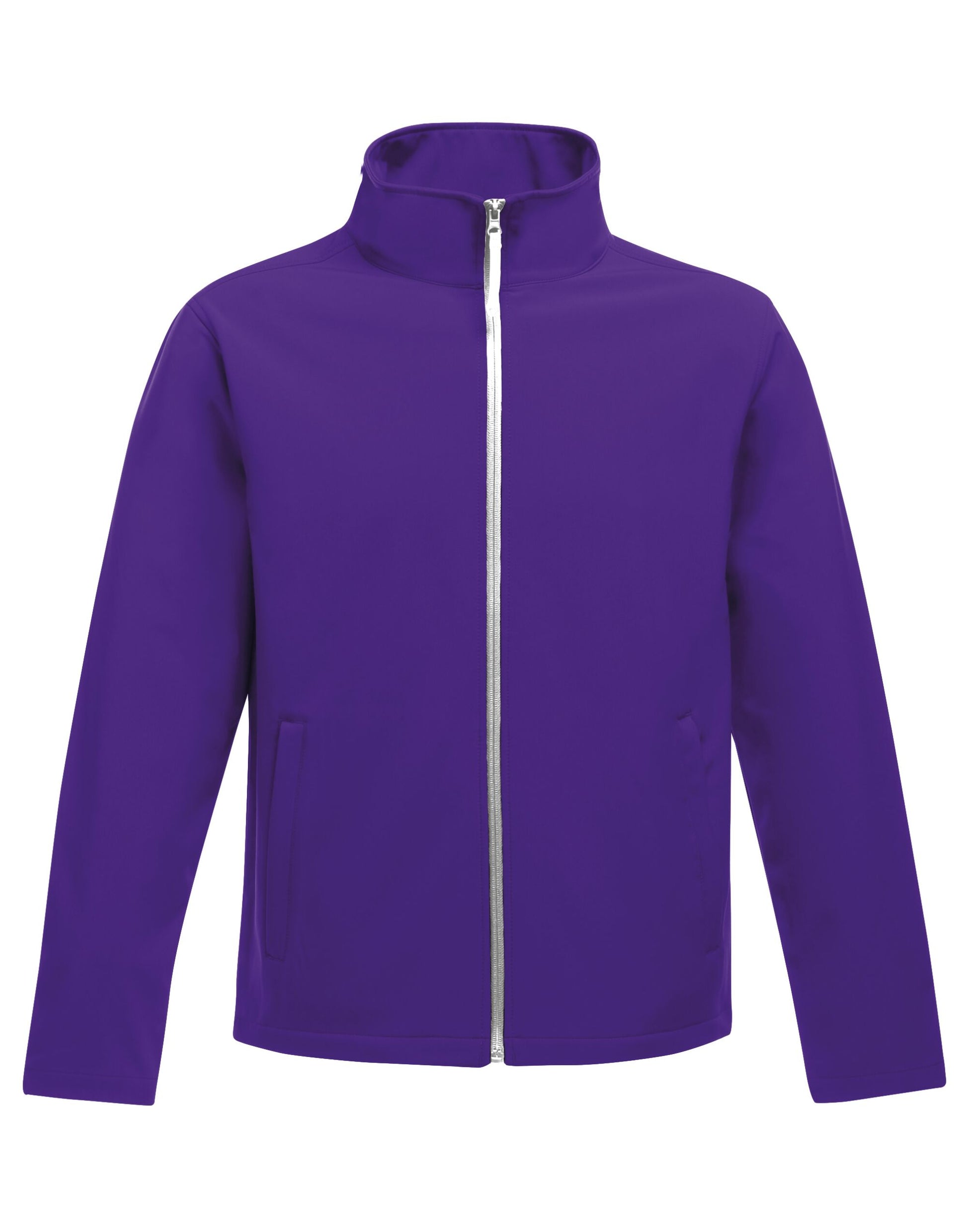 Ablaze Men's Printable Softshell - Vibrant Purple/ White