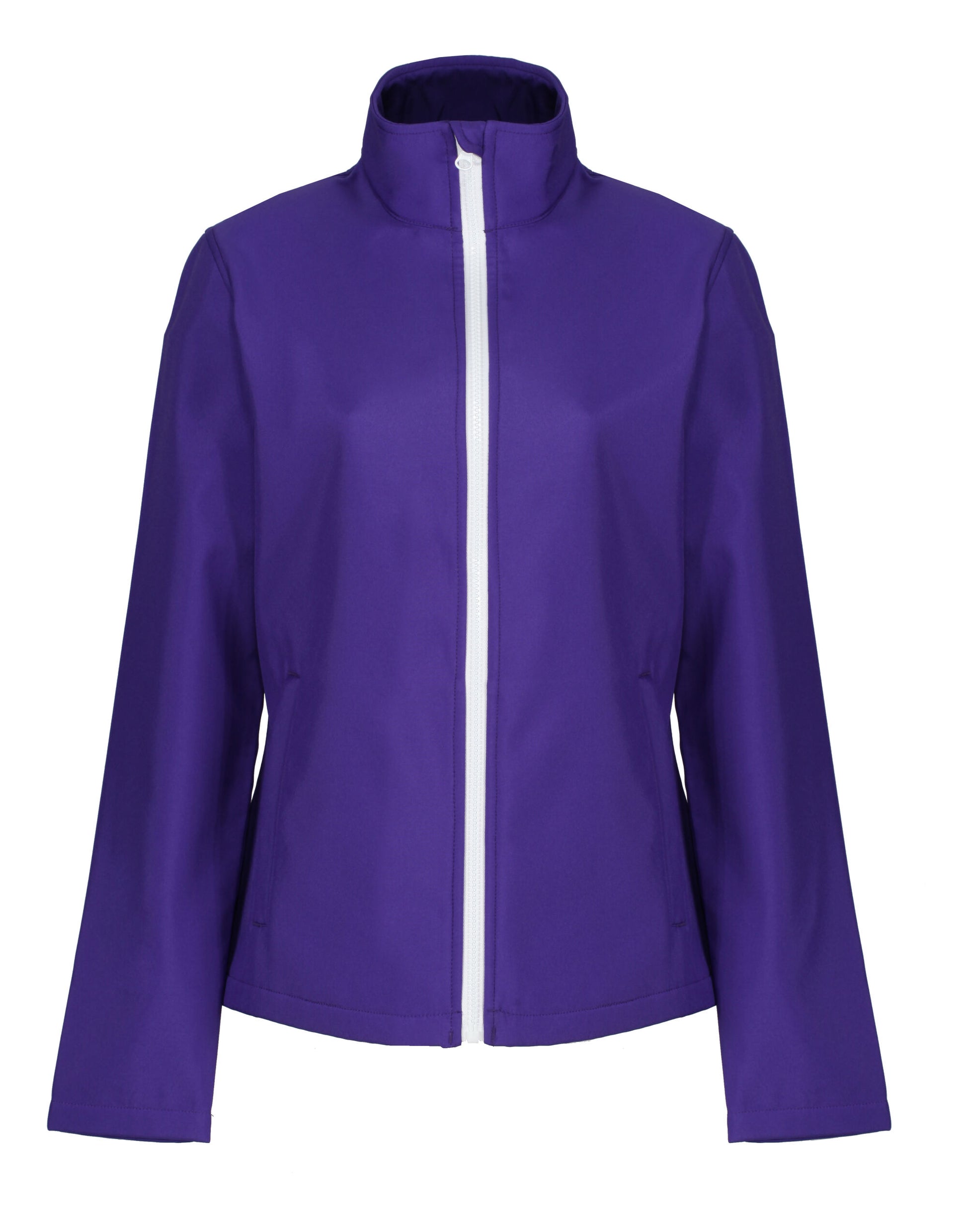 Ablaze Women's Printable Softshell - Vibrant Purple/ White
