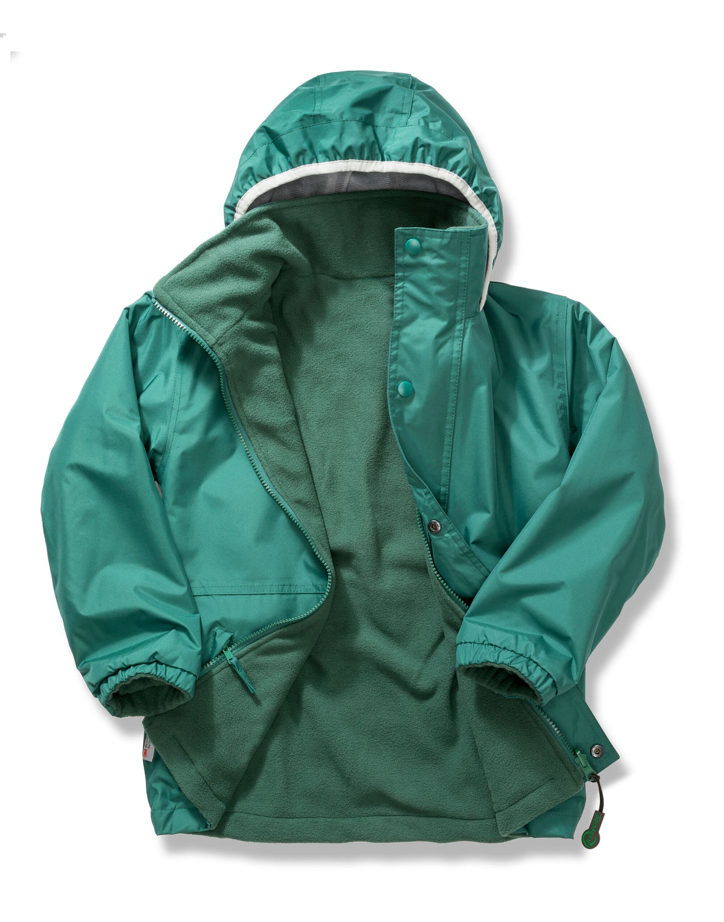 Kid's Stormdri 4000 Recycled Coat - Bottle Green/Bottle Green