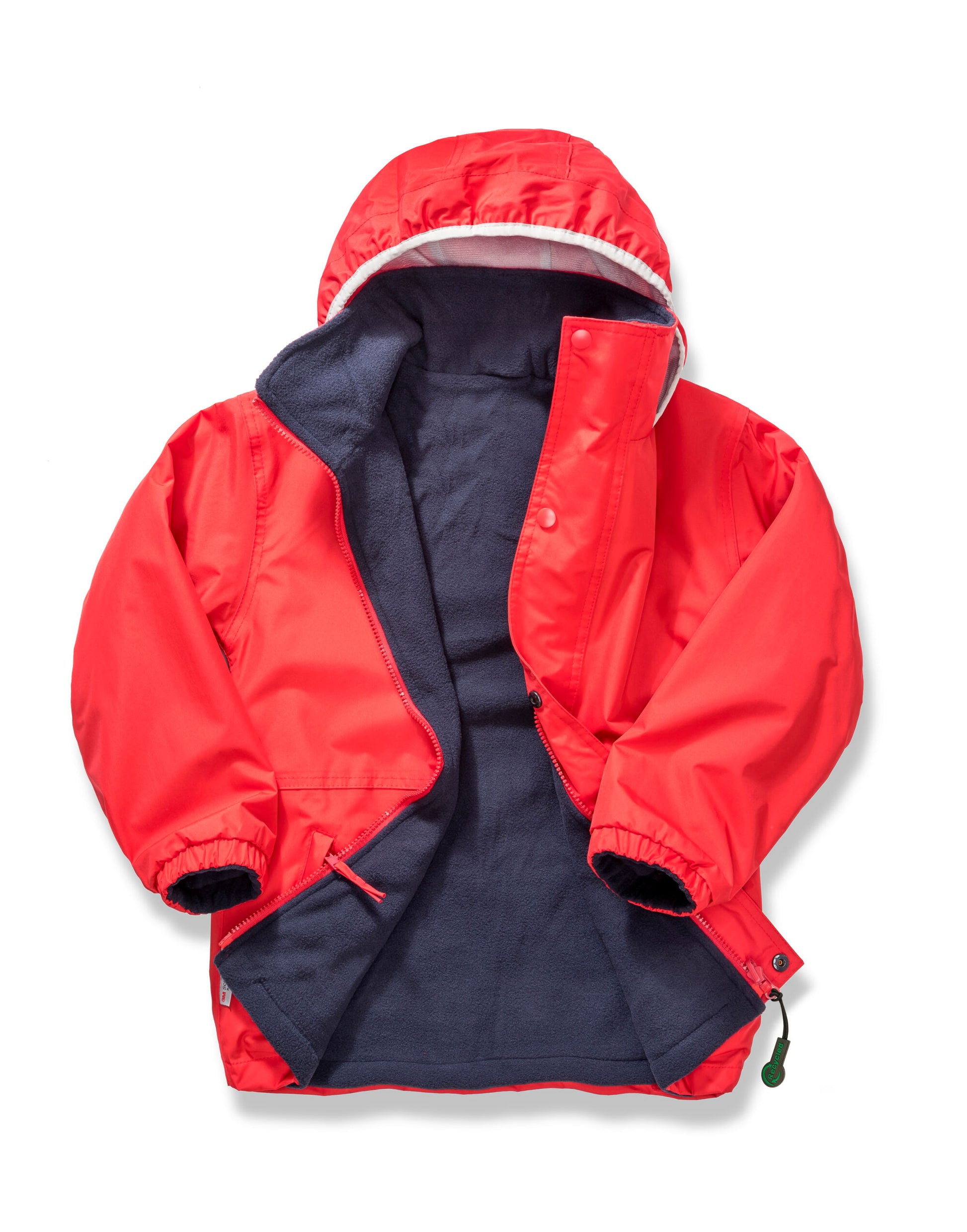 Kid's Stormdri 4000 Recycled Coat - Red/Navy