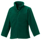 Kids Full Zip Outdoor Fleece - Bottle Green
