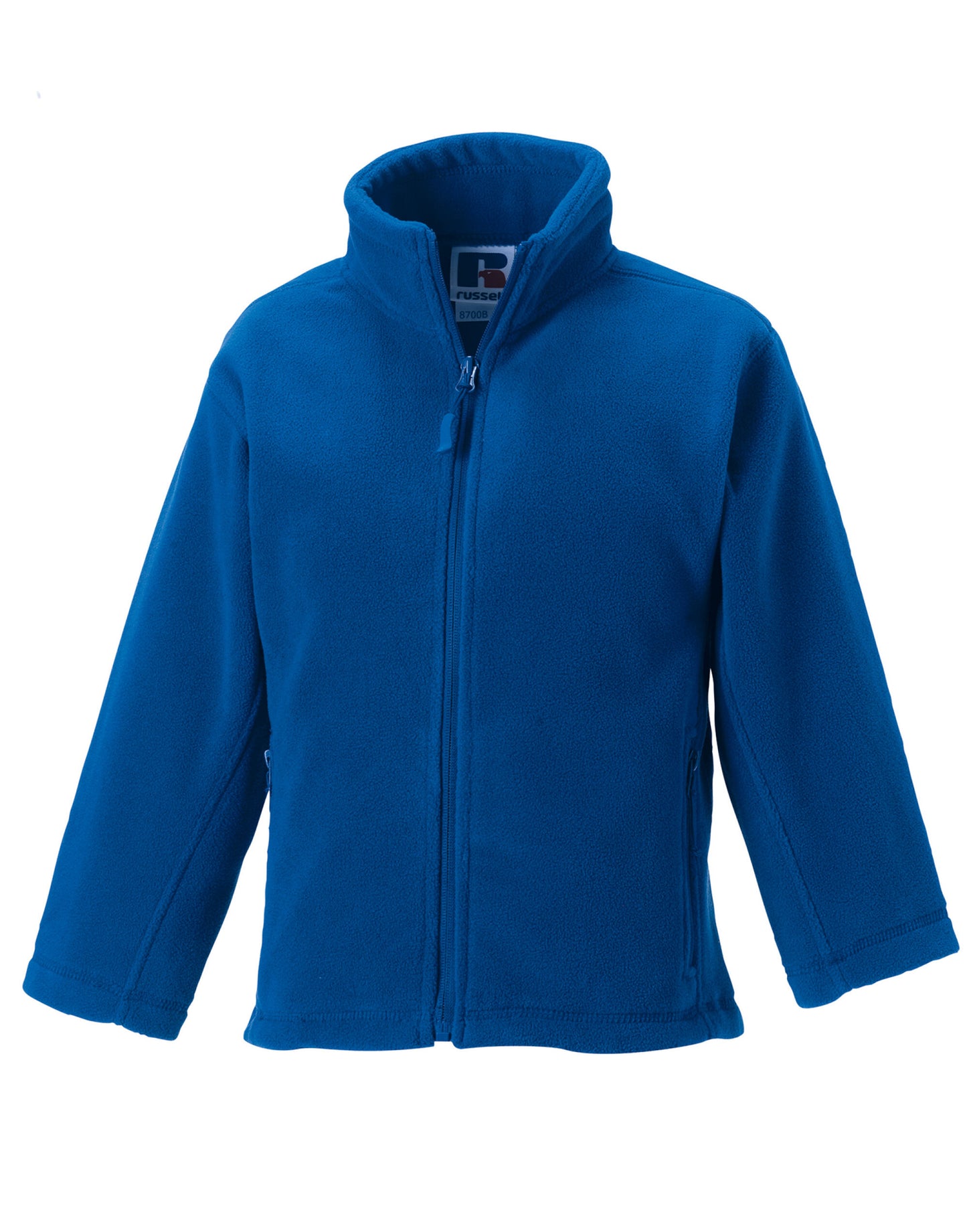 Kids Full Zip Outdoor Fleece - Bright Royal