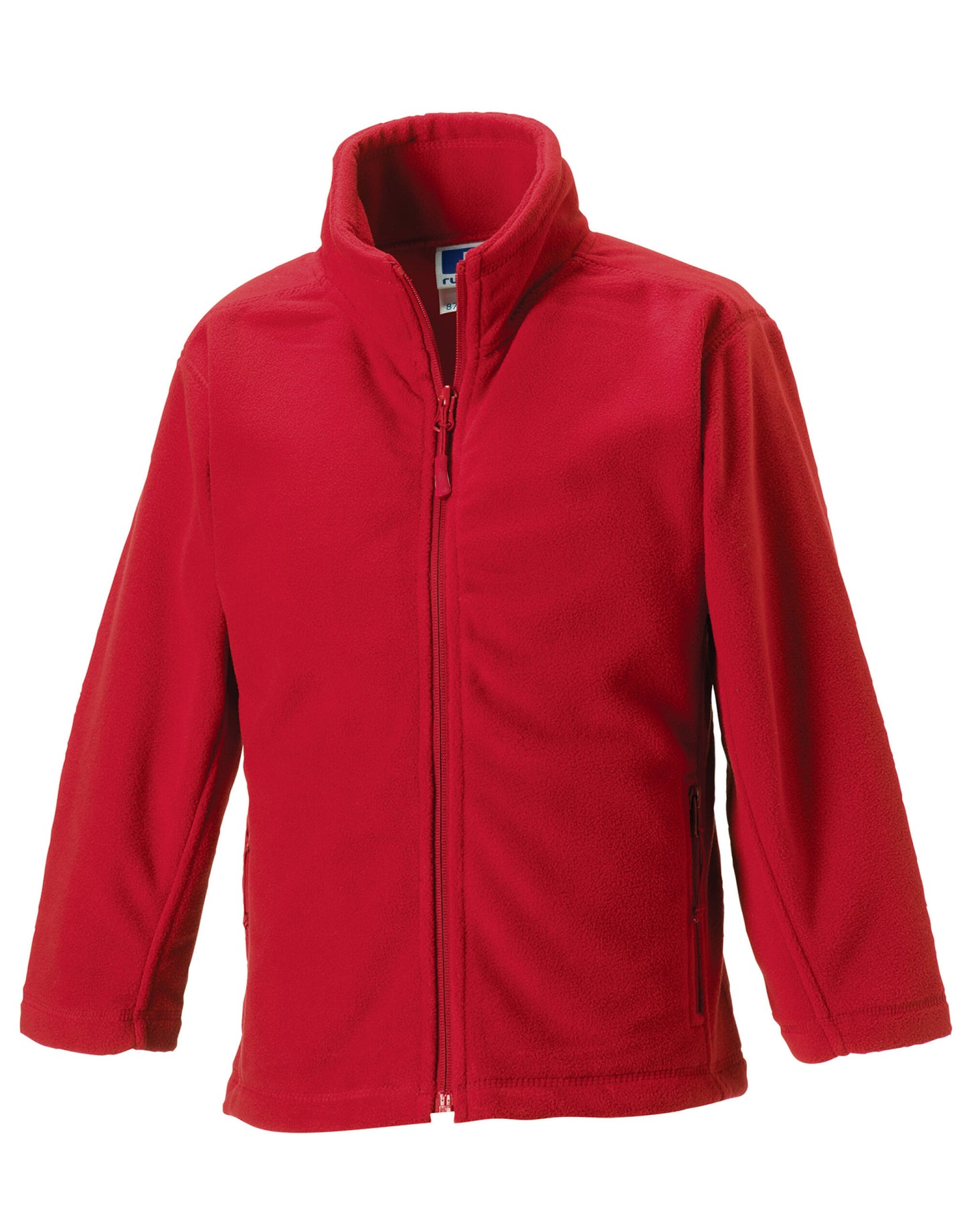 Kids Full Zip Outdoor Fleece - Classic Red