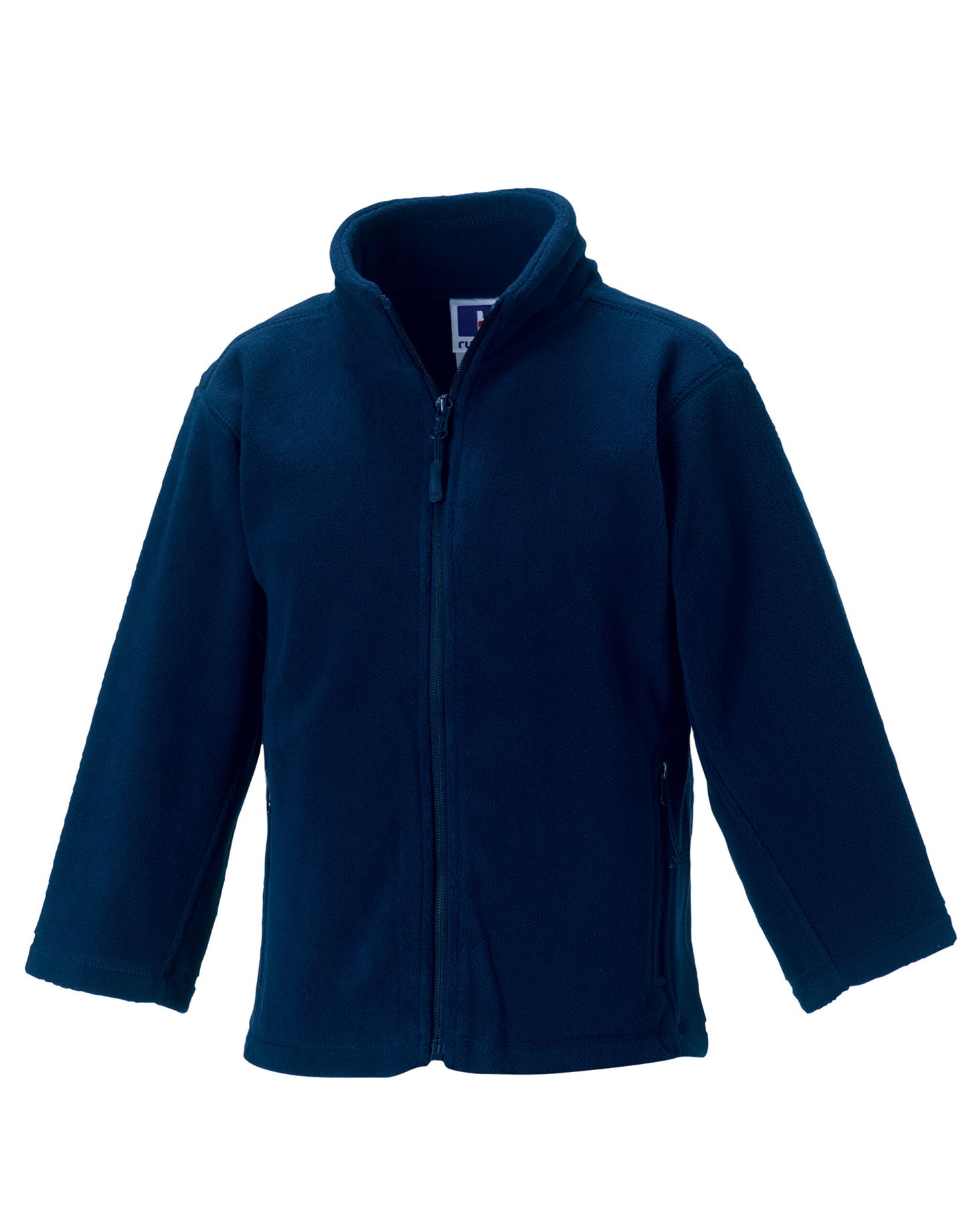 Kids Full Zip Outdoor Fleece - French Navy