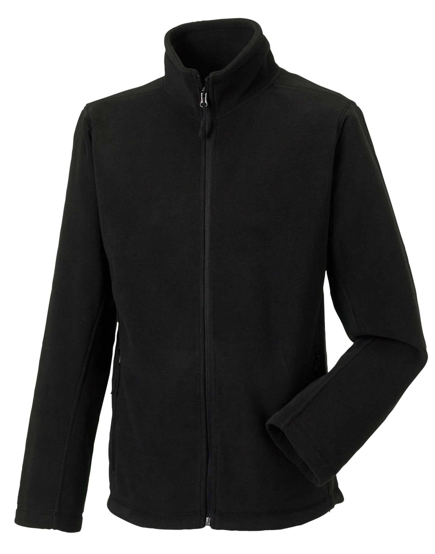 Men's Full Zip Outdoor Fleece - Black