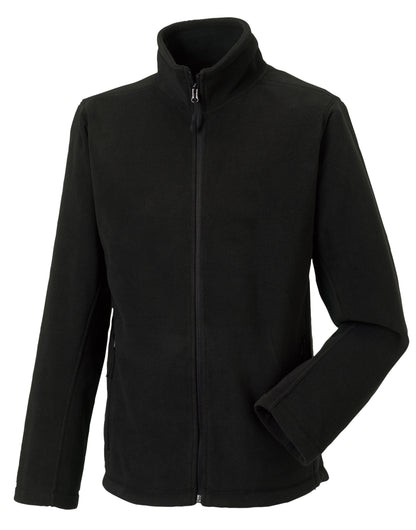 Men's Full Zip Outdoor Fleece - Black