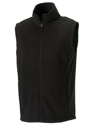 Men's Outdoor Fleece Gilet - Black
