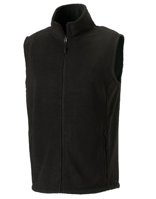 Men's Outdoor Fleece Gilet - Black