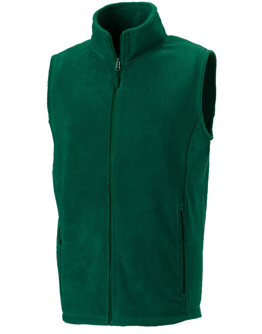 Men's Outdoor Fleece Gilet - Bottle Green