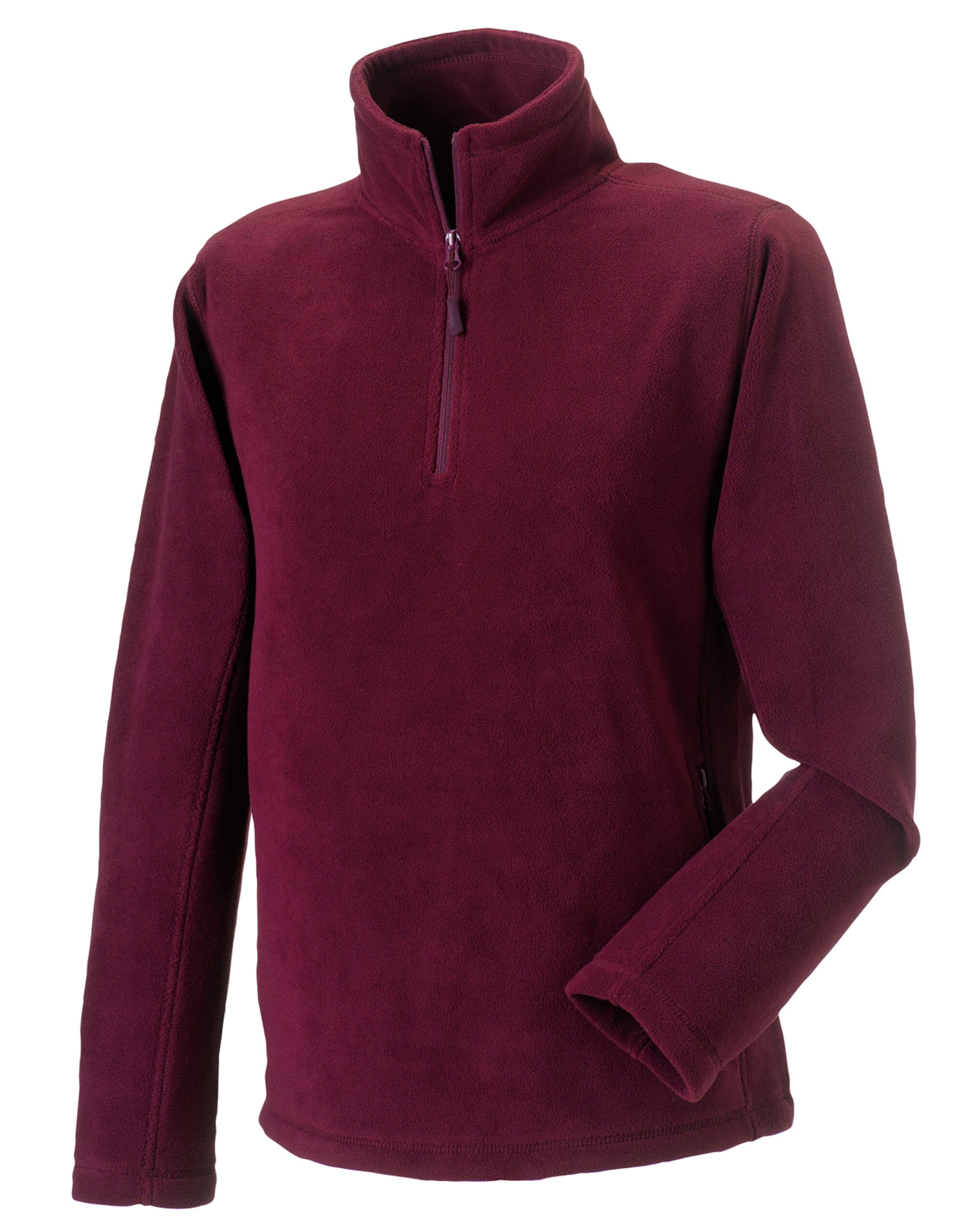 1/4 Zip Outdoor Fleece - Burgundy
