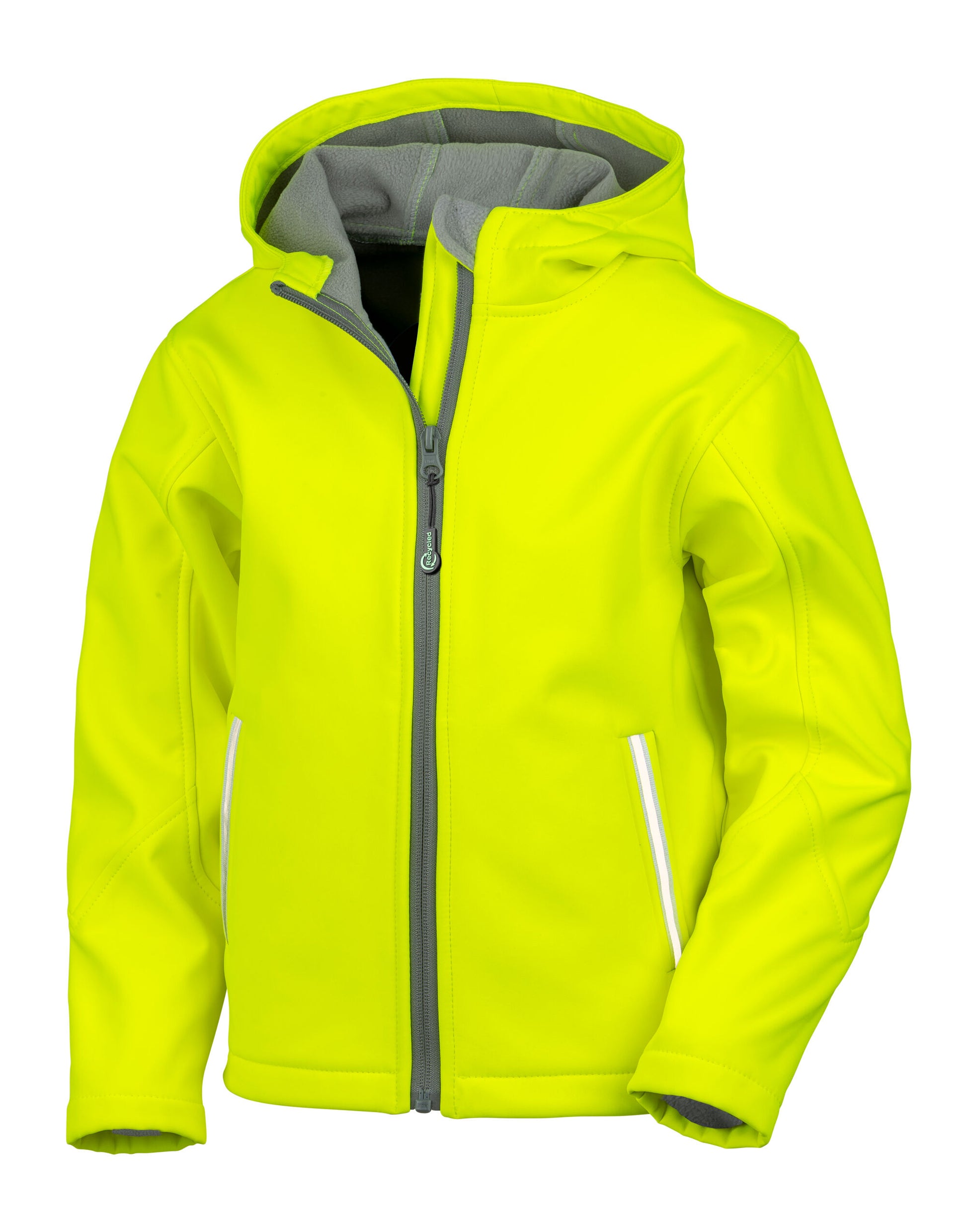 Junior TX Performance Hooded Softshell - Neon Yellow