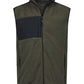 Mountain Fleece Bodywarmer - Deep Green/ Black