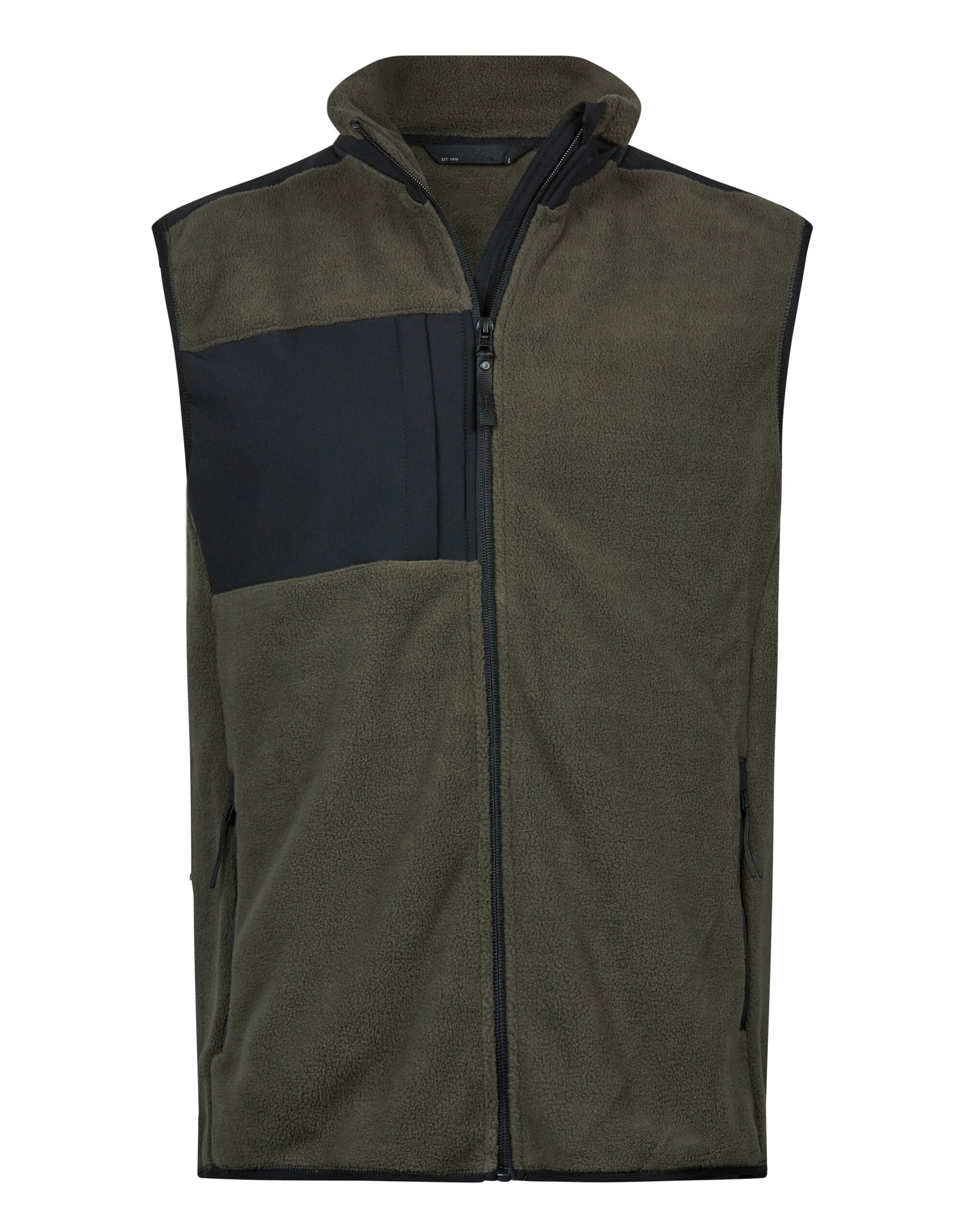 Mountain Fleece Bodywarmer - Deep Green/ Black