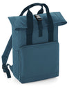 Twin Handle Roll-Top Backpack - Airforce Blue