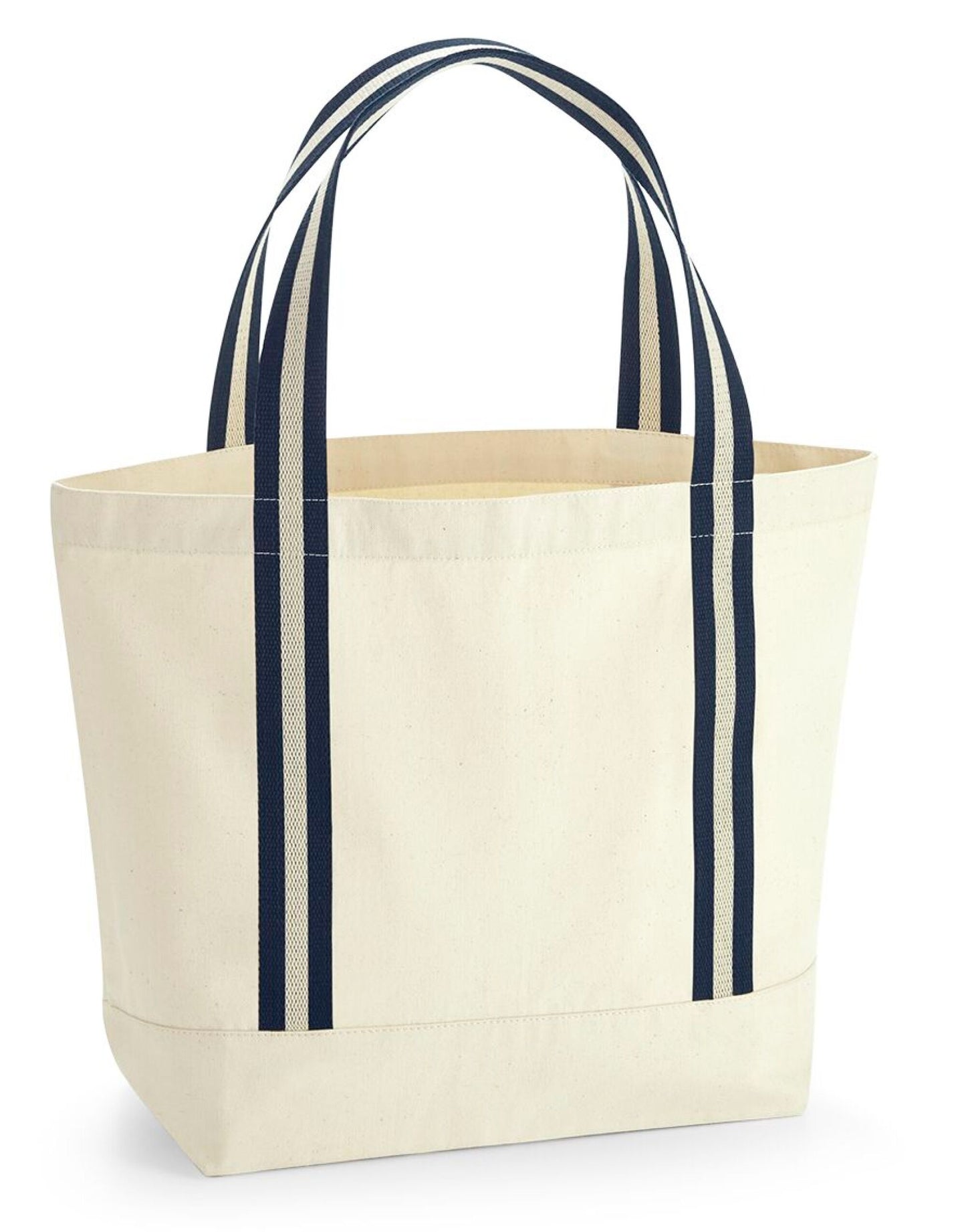 EarthAware® Organic Boat Bag - Natural/French Navy