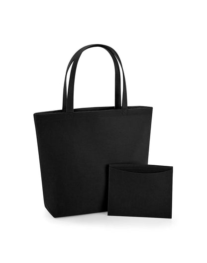 Felt Shopper - Black