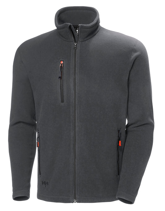 Oxford Fleece Jacket - Dark Grey