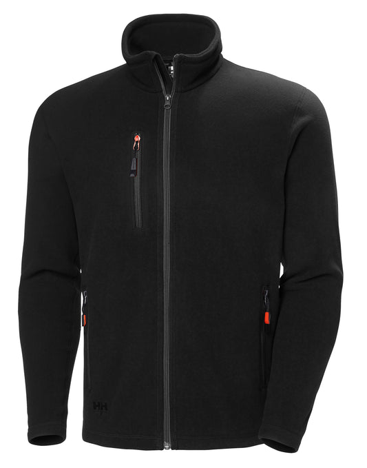 Oxford Fleece Jacket - Black
