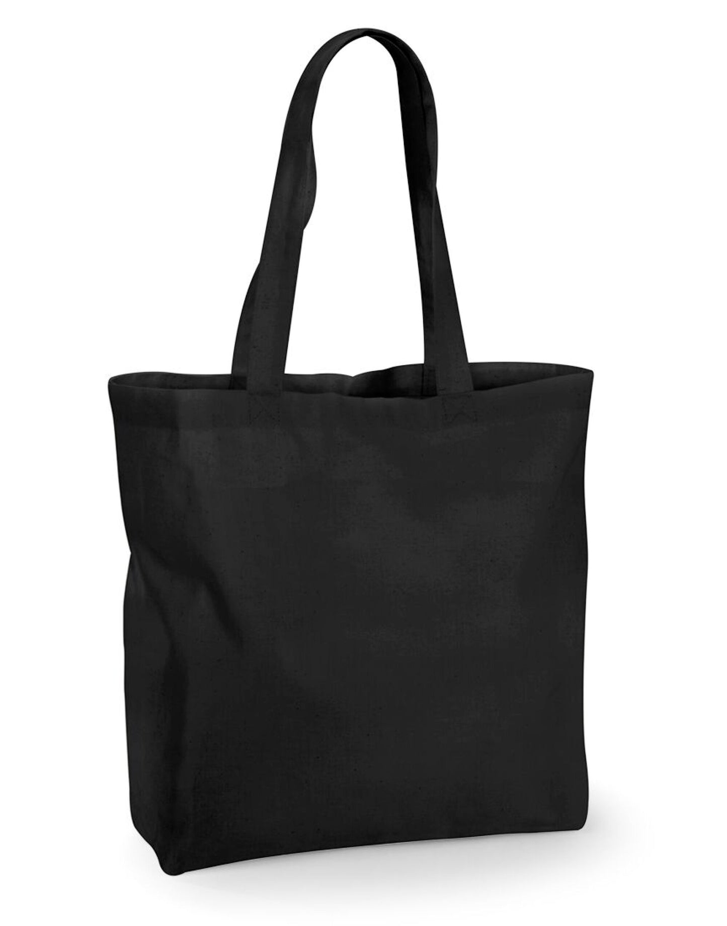 Recycled Cotton Maxi Tote - Black