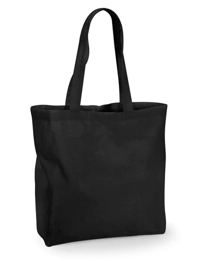 Recycled Cotton Maxi Tote - Black