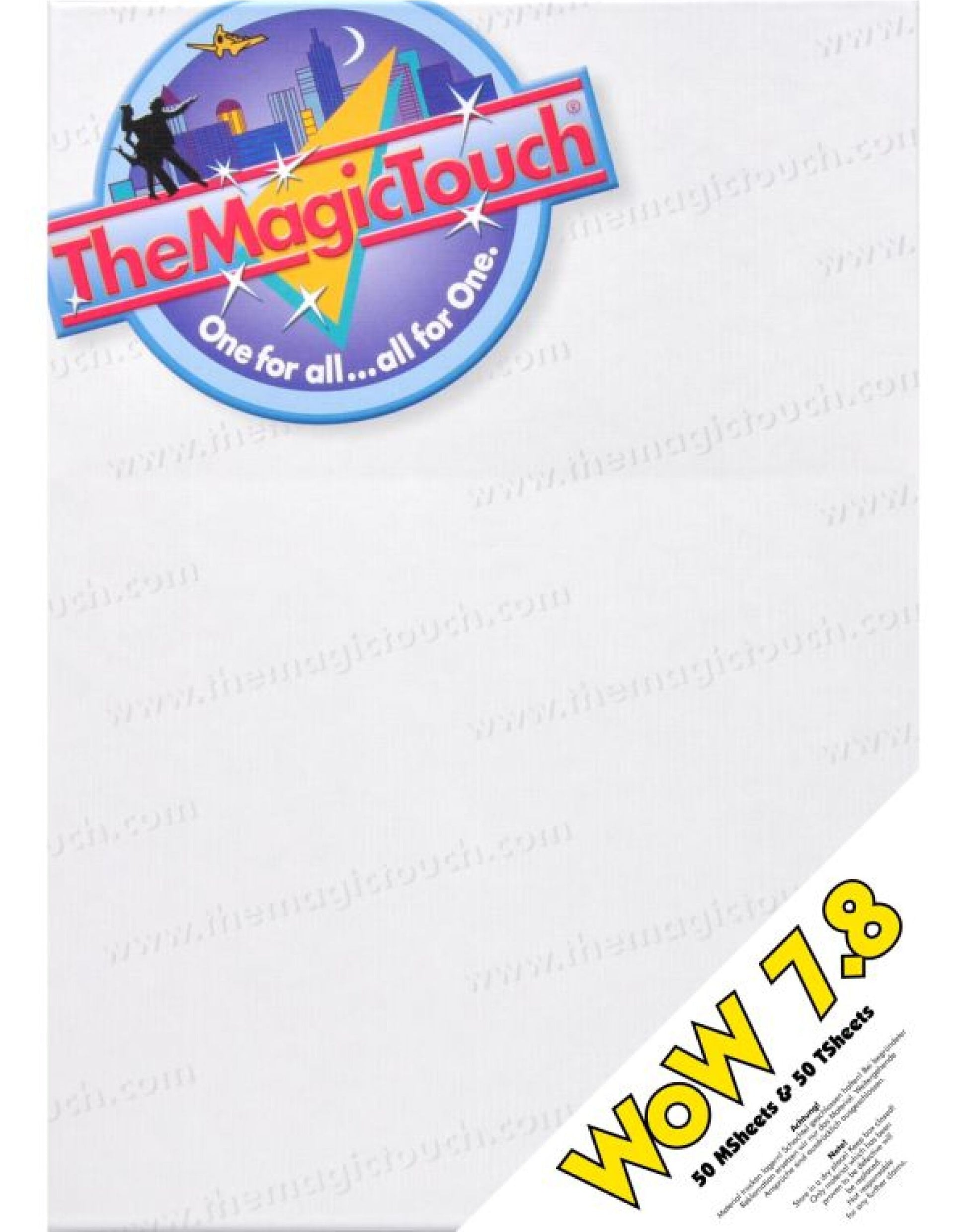 WoW 7.8 Transfer Paper A4XL - White