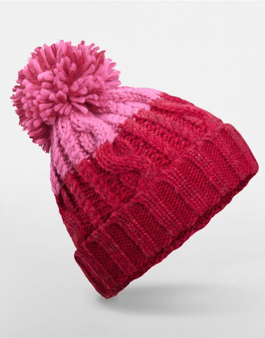 Apres Beanie - Classic Red/True Pink