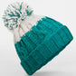 Apres Beanie - Emerald/Soft White