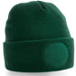 Circular Patch Beanie - Bottle Green