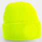 Circular Patch Beanie - Fluoresent Yellow