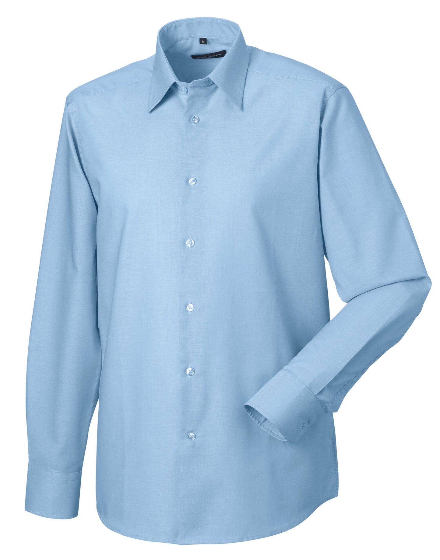 Men's Long Sleeve Tailored Oxford Shirt - Oxford Blue