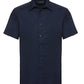 Men's Short Sleeve Tailored Oxford Shirt - Bright Navy