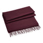 Classic Woven Scarf - Burgundy