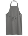 Low Cost Bib Apron Without Pocket - Griffin Grey