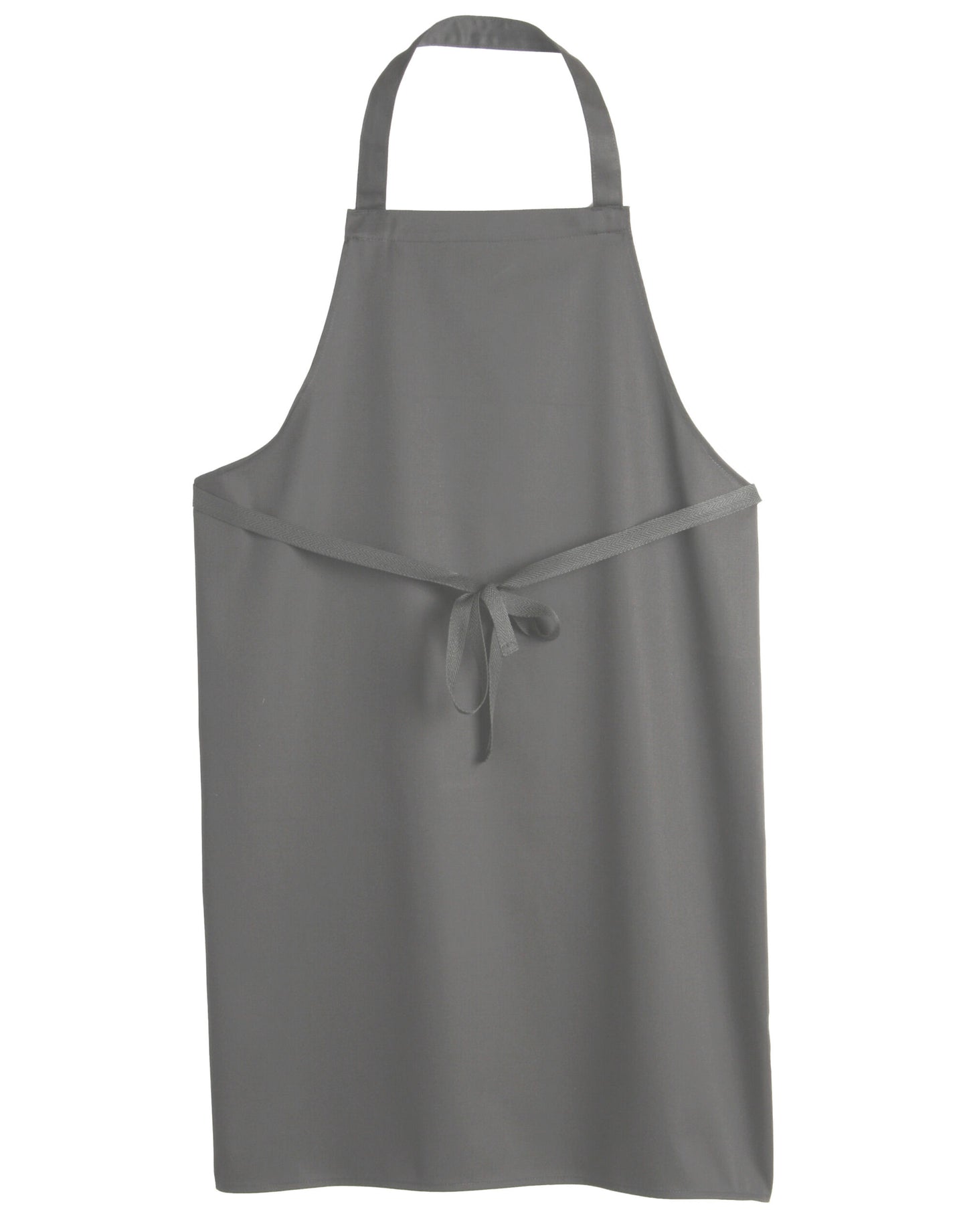 Low Cost Bib Apron Without Pocket - Griffin Grey