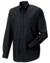 Men's Long Sleeve Classic Oxford Shirt - Black