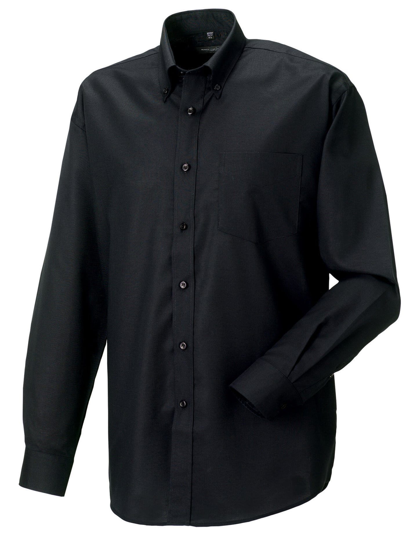 Men's Long Sleeve Classic Oxford Shirt - Black