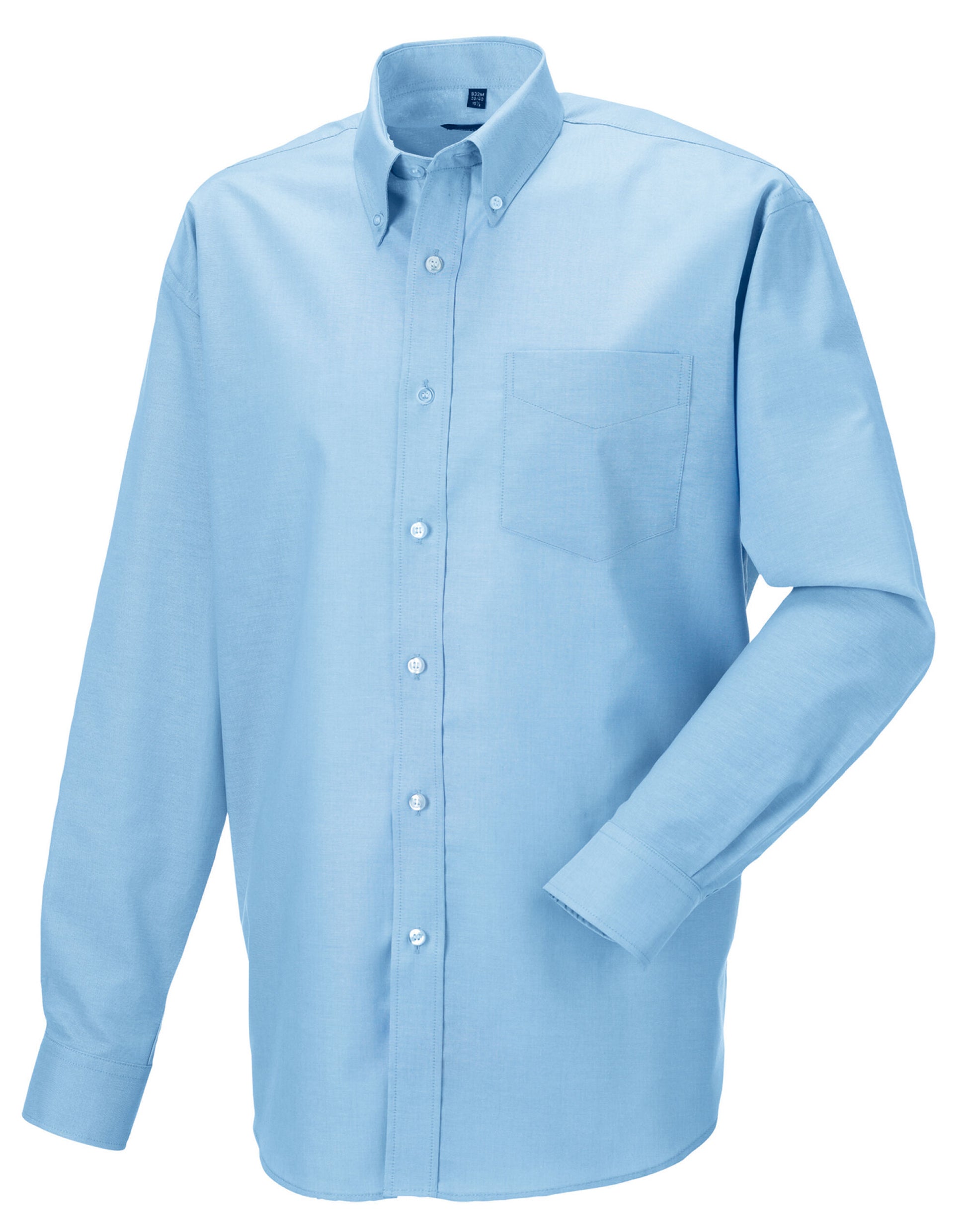 Men's Long Sleeve Classic Oxford Shirt - Oxford Blue