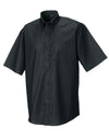 Men's Short Sleeve Classic Oxford Shirt - Black