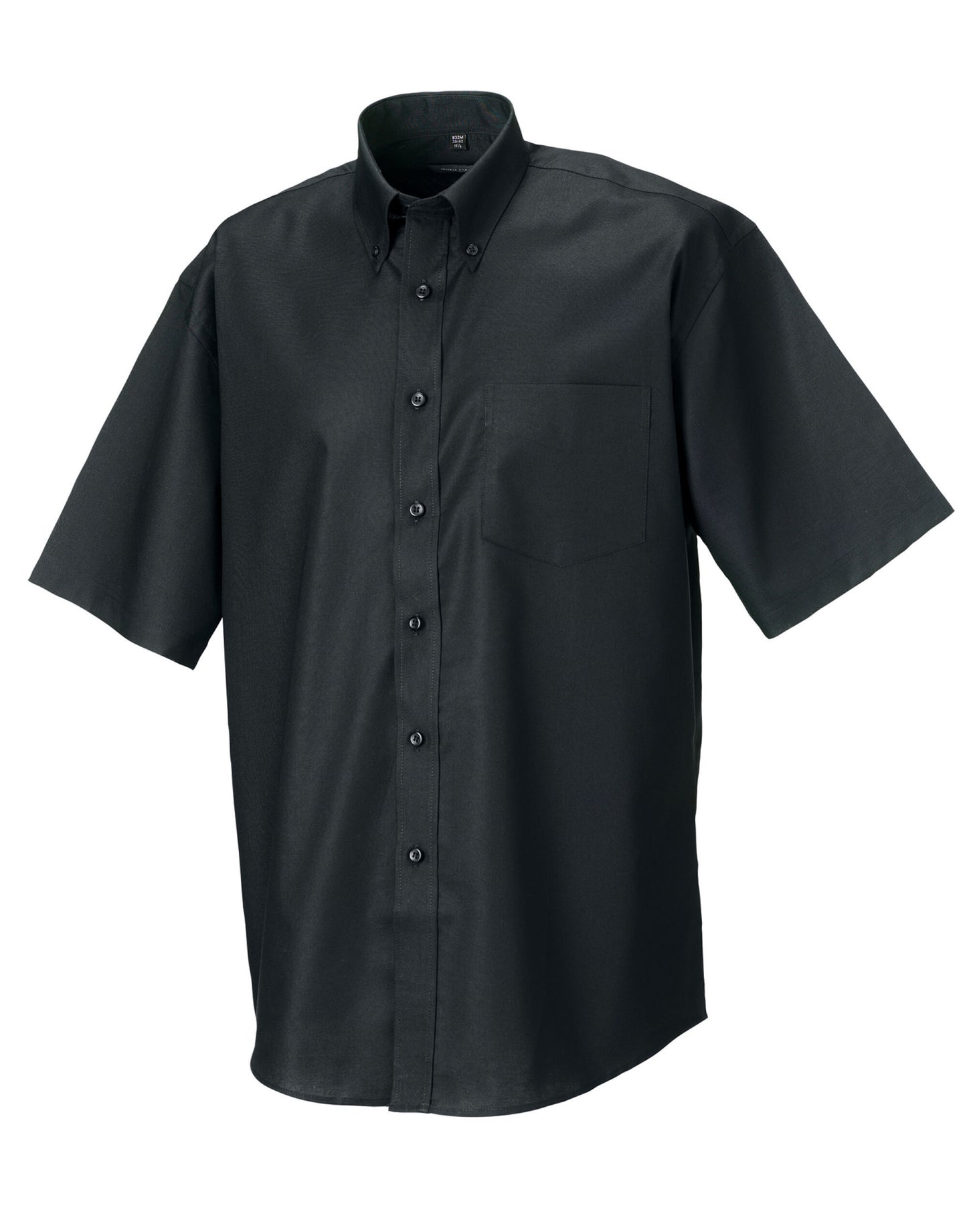 Men's Short Sleeve Classic Oxford Shirt - Black